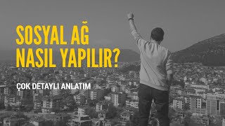 SOSYAL PAYLAŞIM SİTESİ NASIL YAPILIR ÇOK DETAYLI ANLATIM [upl. by Ahsat257]