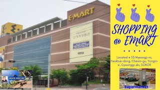 SHOPPING  EMART Yongin city [upl. by Namlas]