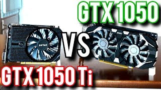 NVIDIA GTX 1050 vs 1050 Ti  Brother VS Titanium Brother [upl. by Imiaj399]