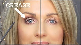 HOODED EYES HOW TO FIND YOUR CREASE UPDATED [upl. by Lodovico]