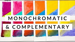 Color Theory Ep 9 Monochromatic amp Complementary Color Schemes [upl. by Icken422]