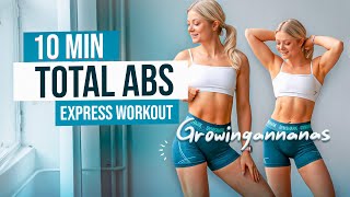 TOTAL AB EXPRESS WORKOUT  COMPLETE ABS WORKOUT at Home with growingannanas  D1sport workout [upl. by Bergeman]