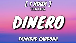 Trinidad Cardona  Dinero Lyrics 1 Hour Loop quotShe take my dineroquot TikTok Song [upl. by Grenier737]