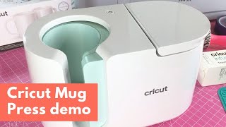 Cricut mug press demo  review 2023 [upl. by Brieta30]