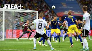 Toni Krooss Game Winning Freekick v Sweden  2018 FIFA World Cup [upl. by Kcirdor]