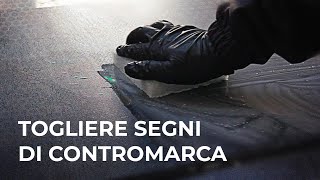 Come togliere segni di contromarca da gres porcellanato opaco  Honing Cream  Faber tutorial [upl. by Akihsay]