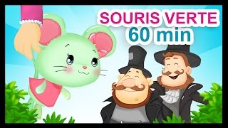 Une Souris Verte  1H de comptines et chansons Titounis [upl. by Dorthea]