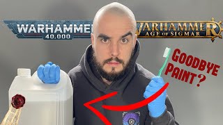 Stripping Paint from Warhammer Miniatures using Isopropyl Alcohol [upl. by Bartholomeus]