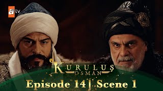 Kurulus Osman Urdu  Season 5 Episode 14 Scene 1 I Yeh bahut waazih hai ke kaun seedhi rah par hai [upl. by Demah]