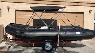 Bris Inflatable Boat Mods amp DIY Boat Trailer [upl. by Akla]