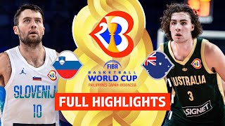 Slovenia 🇸🇮 vs Australia 🇦🇺  Full Game Highlights  FIBA Basketball World Cup 2023 [upl. by Georg]