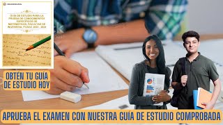 💻📐Guía completa de estudio de MATEMÁTICAS  Facultad de INGENIERIA ✅USAC Específicos 20232024 [upl. by Eusebio]