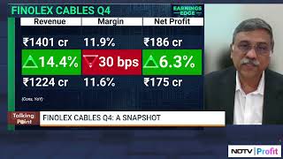 Unveiling Finolex Cables Q4 Performance CFO Mr Mahesh Vishwanathan speaks on NDTV  PROFIT [upl. by Wait296]