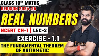 The Fundamental Theorem of Arithmetic  Real Numbers Class 10  Lec 2  Class 10 Maths Exercise11 [upl. by Schwitzer]