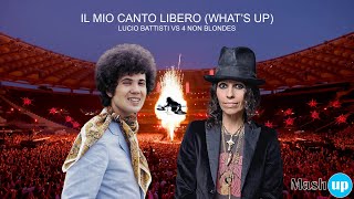 Il mio canto libero whats up  Lucio Battisti Vs 4 Non Blondes  Paolo Monti mashup 2023 [upl. by Rennoc]