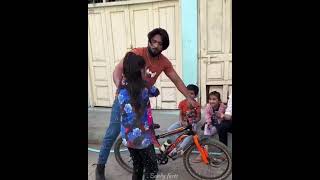 DAD BUY A CYCLE FOR DAUGHTER shorts creative lifehack sandyfacts [upl. by Mattias970]