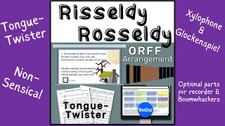 Risseldy Rosseldy Classic Folk Song in 68 Meter With Orff Arrangement [upl. by Enitnemelc]