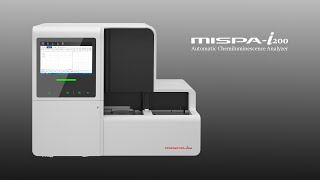 Mispa i200  Fully Auto Immmunoassay analyzer with Throughput of 200 TetsHr [upl. by Dustan]