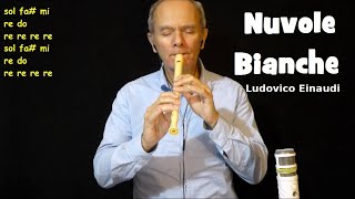 Nuvole Bianche  Ludovico Einaudi Versione BREVE e SEMPLICE [upl. by Ranzini157]