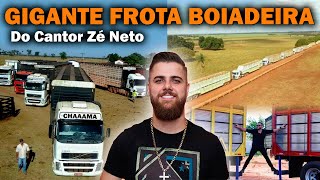 CONHEÇA A FROTA DE CAMINHÕES BOIADEIROS DE Zé Neto [upl. by Annekahs]