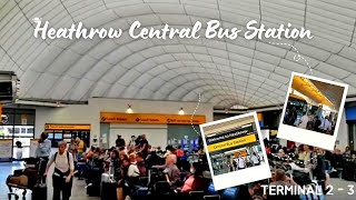 Heathrow Central Bus Station Terminal 23  June 2022 [upl. by Cherilynn]