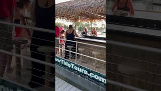 Low Tide Tiki Bar Boat Tour In Sarasota Florida [upl. by Ymorej]