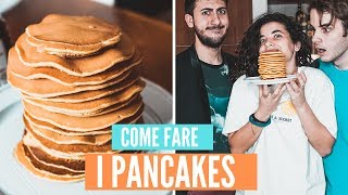 LA RICETTA dei PANCAKES PERFETTI e INSTAGRAMMABILI wOmennska e Marco  Charlie Moon [upl. by Idyak]