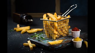 Coated french fries with Rosenqvists Food Technologies [upl. by Nahttam]