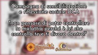 Campagna di sensibilizzazione e riflessione sociale DCA [upl. by Shivers]