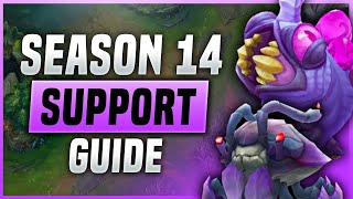 Season 14 Support Guide  Best wards for lane Void Grub rotation Vision tips amp tricks [upl. by Rehpinnej]