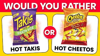 Would You Rather  Snacks amp Junk Food Edition 🍟🍩 [upl. by Josiah]