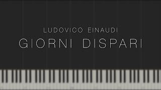 Giorni Dispari  Ludovico Einaudi \\ Synthesia Piano Tutorial [upl. by Obaza]