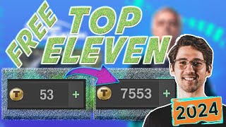 Top Eleven Hile 2024  Top Eleven Token Hilesi  Bedava  Kanıtlı  Türkçe  Gerçek [upl. by Ahcsatan]