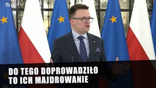 Hołownia podenerwowany zamieszaniem z Wąsikiem [upl. by Trebmal]