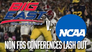 Non FBS Conferences Lash Out at NCAA As the Majority of Back Pay Falls on Them  House v NCAA [upl. by Wilkens7]