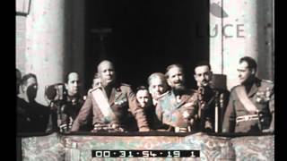 Il Duce presenzia le prime grandi manifestazioni del secondo decennio della Rivoluzione Monza [upl. by Mihsah]