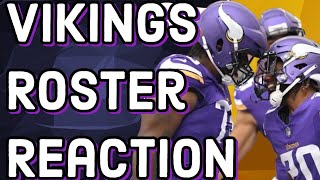 Vikings Initial 53 Man Roster Reaction [upl. by Bel]