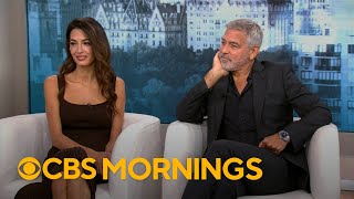 George and Amal Clooney talk first impressions of each other [upl. by Aihsia]