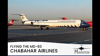 Chabahar Airlines McDonnell Douglas MD83 Mashad MHD  Tehran THR [upl. by Franek]