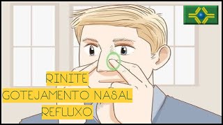 GOTEJAMENTO PósNasal e REFLUXO com RINITE  Como tratar  DR MARCELLO BOSSOIS [upl. by Googins]