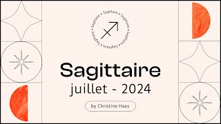 Horoscope Sagittaire ♐️ Juillet 2024 🥑 par Christine Haas [upl. by Mollie]