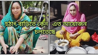 আজকে সারাদিন বাড়িতে কি কি কাজকর্ম করলাম নতুন মেহমানের জন্য আয়োজন চলতেছে kanta vlog [upl. by Nedle]