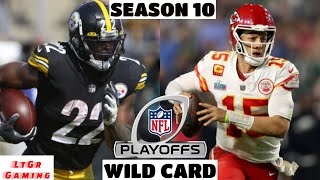 Madden Season 10 Playoffs Wild Card Steelers vs Chiefs [upl. by Geno]