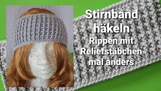 Stirnband häkeln passend für alle Größen [upl. by Rochell]