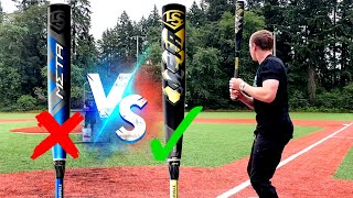 2021 META vs the ILLEGAL 2020 META  Louisville Slugger BBCOR Baseball Bat Reviews [upl. by Calise]