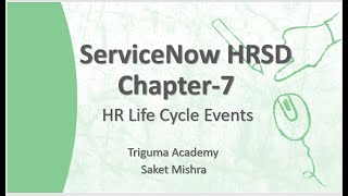 ServiceNow HRSDLecture 7  HR Life Cycle Event servicenow servicenowdeveloper servicenowjobs [upl. by Baumann]