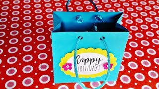 Basteln Tolle Geburtstags Geschenktüte selber machen  Treat Bag DIY [upl. by Raynold499]