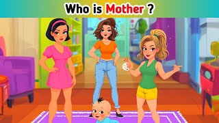 IQ Test  Who is the Mother  🤔🔍 Lets Find the Clue 🕵️ Detective Riddles [upl. by Reichel203]