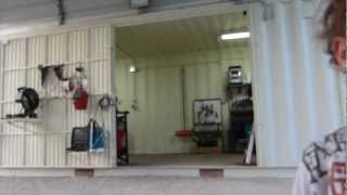 shipping containers home work shop part 2 [upl. by Tomasz]