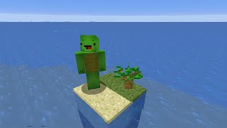 Surviving On Deserted Island in Minecraft [upl. by Ivie129]